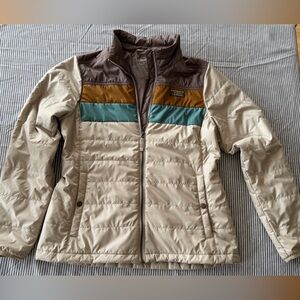 L.L. Bean Multicolor Puffer Jacket